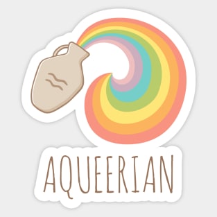 Aqueerian Sticker